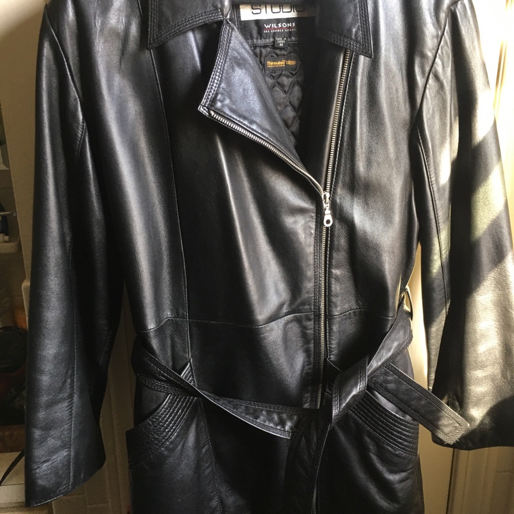 Wilson Leathers Pelle Studio Ladies Lamb Leather Jacket Great Condition